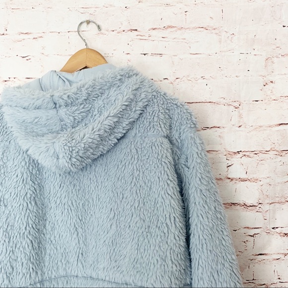 BDG Hooded Cropped Teddy Jacket Size Medium - Picture 9 of 9